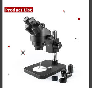 مجهر ثلاثي العينين ستيريو للتكبير المستمر 3.5X <span class=keywords><strong>7X</strong></span> <span class=keywords><strong>45X</strong></span> 90X ، لإعادة صياغة لحام cb IC بدقة - Product Image 6