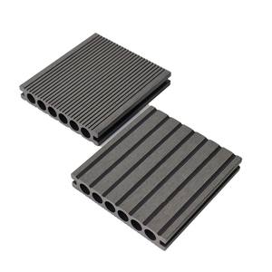 Holz Kunststoff Verbund Hohl bretter Außen boden wpc umwelt freundliche dekorative Terrassen deck Planken - Product Image 5