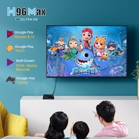 H96 MAX Rockchip RK3566 8+128GB 8K UHD HDR Streaming STB, el Mejor Decodificador Inteligente para Juegos con Internet, Android 11, Google TV Box