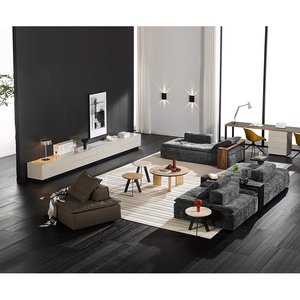 现代实木最新设计简约电视柜豪华复古2026客厅自制电视柜 - Product Image 6