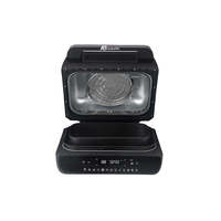 Anbolife Freidora de Aire Digital 12 en 1 con Parrilla 1800W, Sensor de Temperatura para Carne, Pantalla Táctil LED, 12 Ajustes Preestablecidos, Horno Antiadherente OEM