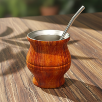 Ensemble de tasses à maté en acier inoxydable 304 à double paroi, personnalisable pour la vente en gros, avec paille bombilla, pour maté argentin traditionnel et camping