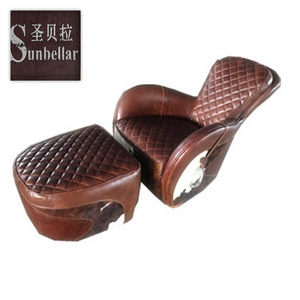 De piel de vaca de sillón reclinable sofá silla cine muebles de la Sala - Product Image 2
