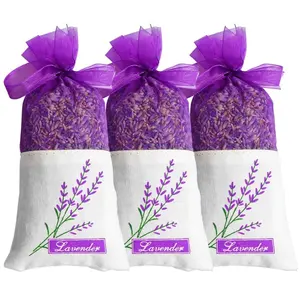 Orgánicos secos flores de lavanda materias primas 100% culinario francés lavanda bolsa resellable de lavanda bolsita