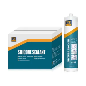 280ML Super Grade Duct Sealant silikon Gel cair silikon konstruksi 6200 hitam putih abu-abu silikon transparan Drum <span class=keywords><strong>CN</strong></span>;GUA - Product Image 2
