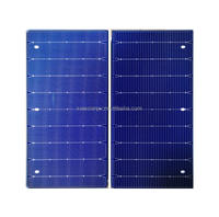 Cellules solaires HJT à haute efficacité 210*105mm 25,3% 5,5W, faible atténuation, anti-rayonnement, pour stations spatiales, satellites, drones