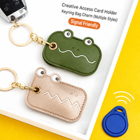Porte-clés personnalisé pour carte d'accès, breloque de sac compatible signal, étui pour cartes de bureau, de dortoir et de clés de voiture