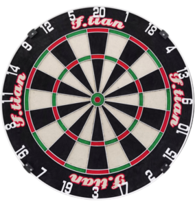 Trẻ em ngoài trời trò chơi thể thao đặt sáu phi tiêu kim loại gói phụ kiện bình thường sisal <span class=keywords><strong>Dartboard</strong></span> 45cm đường kính 38mm dày - Product Image 2