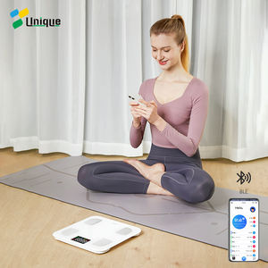 Báscula inteligente de grasa corporal de 4 electrodos de alta calidad profesional de pantalla completa grande única con rebanada de electrodos grande - Product Image 5