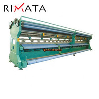 Machine à tricoter à grande vitesse entièrement automatique à aiguille simple et double pour filets d'ombrage, système de contrôle PLC (certifiée CE) 380V