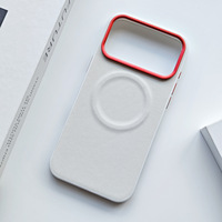 Étui de protection antichoc en cuir PU à motif tressé avec charge magnétique sans fil pour iPhone 14 18 17 16 15 Pro Max