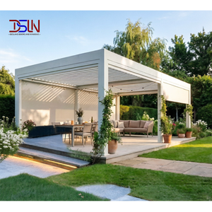 Moderna Terraza de Cristal <span class=keywords><strong>Panorámica</strong></span> con Estructura de Aluminio y Techo Retráctil Inteligente para Exteriores Residenciales, Pabellón, Balcón, Jardín - Product Image 6