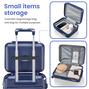 Ready Stock in USA Free Shipping Luggage Sets 4 Piece(14/20/24/28) PP Support <b>Dropshipping</b> - Product Image 4