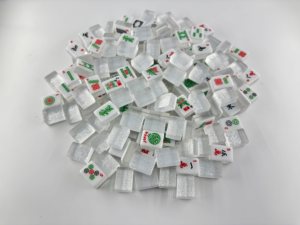 Fichas de Mahjong Portátiles de Lujo Modernas, Juego de Mahjong Chino de Acrílico de 2 Capas con Logotipo Personalizado <span class=keywords><strong>Lyla</strong></span> para Póker y Entretenimiento - Product Image 3