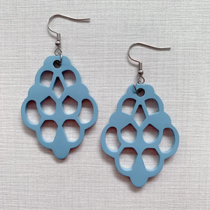 Boucles d'oreilles pendantes en corne du Vietnam écologiques faites à la main avec perle en forme de coeur Offre Spéciale de cadeaux de fêtes de mariage de Style mignon - Product Image 5