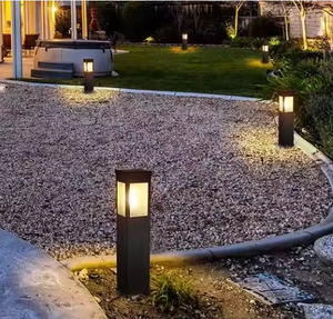 Đèn trụ LED ngoài trời hiện đại IP65, đèn cột sân vườn, ánh sáng trắng ấm CCT, dùng trang trí cảnh quan, lối đi, bãi cỏ - Product Image 3