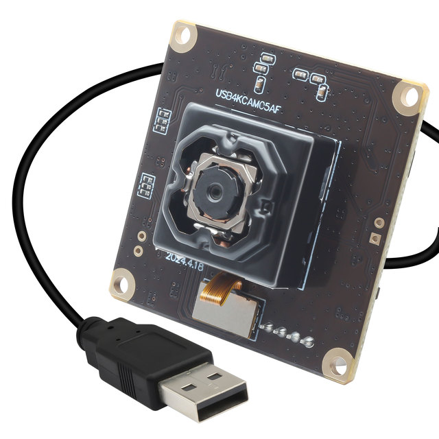 ELP 11MP Anti-Shake USB Security Camera Module Autofocus 4K 30FPS OIS Mini Webcam for Mechanical Application HighSpeed Capturing
