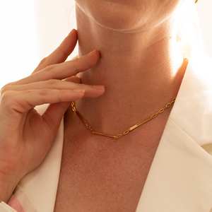 Collana Personalizzata in Acciaio Inossidabile con Mini Barra Incisa, <span class=keywords><strong>Nomi</strong></span> dei <span class=keywords><strong>Bambini</strong></span>, Ciondoli Multipli, Regalo per la Famiglia, Regalo per la Mamma, Regalo di Natale - Product Image 6