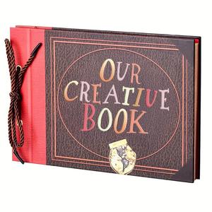 Álbum de Fotos y <span class=keywords><strong>Libro</strong></span> de Aventuras PANDA, Estilo Retro, Cubierta con Letras en Relieve, Diario de Viaje, Kit de Diario para <span class=keywords><strong>Parejas</strong></span>, Día de la Madre - Product Image 2