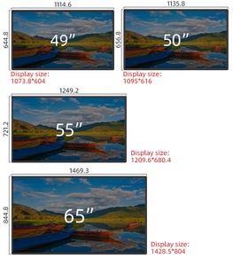 Nhà máy trực tiếp cung cấp quảng cáo CHƠI thiết bị độ nét cao Wall Mount màn hình cảm ứng kỹ thuật số Bảng menu cho nhà hàng - Product Image 2