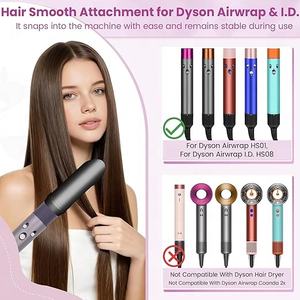 Accesorio <span class=keywords><strong>de</strong></span> Acabado <span class=keywords><strong>de</strong></span> Flujo <span class=keywords><strong>de</strong></span> Aire Suave Compatible con <span class=keywords><strong>Dyson</strong></span> Airwrap HS01 HS05 HS08 para un Peinado Suave - Product Image 2