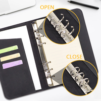 Porte-documents en cuir PU pour menu de restaurant, classeur à feuilles mobiles, design DIY A6/A5, sublimation, porte-cartes