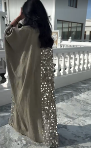 Abaya <span class=keywords><strong>de</strong></span> Luxe Personnalisée <span class=keywords><strong>de</strong></span> Dubaï, Nouvelle Collection 2026, Broderie <span class=keywords><strong>de</strong></span> Paillettes, Vente Chaude, Élégante, pour Musulmanes, Décontractée et <span class=keywords><strong>Prière</strong></span> 66 - Product Image 3