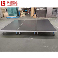 Plateforme de Scène Extérieure Facile à Installer, Podium de Scène en Aluminium pour Événements, Scène Mobile Extérieure Antidérapante