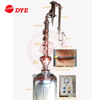 Industriële koperen distilleerkolomset - 4/6 inch refluxsysteem voor gin/wodka/fruitspirits distillatie (capaciteit 30L-300L)
