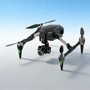 Nuevos drones de fotografía aérea con control remoto con pantalla, aeronave con giroscopio de 6 ejes, cámara dual, kit de dron RC plegable - Product Image 1