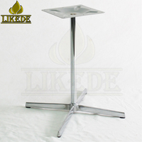 Base de table de réception de conférence de bistrot de réunion 4 étoiles en aluminium