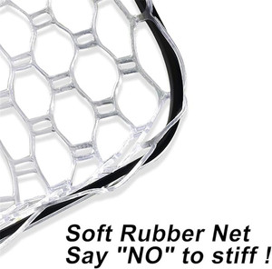 Filet d'atterrissage en eau salée enduit de caoutchouc pliable pour <span class=keywords><strong>truite</strong></span> basse saumon Steelhead - Product Image 5
