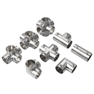 Conector Cruzado de Acero Inoxidable Haidibosi de 32 mm, Soldado, Pulido y Duradero, para Soporte de Tuberías - Product Image 5
