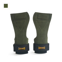 Protector de Muñeca y Palma de Cuero Vacuno Antideslizante para Deportes, Unisex, Personalizable, Correa de Soporte para Levantamiento de Pesas y Gimnasio