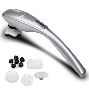 Pistola de <span class=keywords><strong>Masaje</strong></span> Eléctrica de Percusión Extendida, Vibrador de Tejido Profundo, Terapia Quiropráctica para Espalda y Hombros, Masajeador con Mango Extensible - Product Image 1