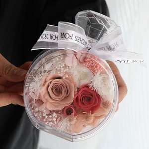 บรรจุภัณฑ์แฟชั่นที่เก็บรักษาดอกไม้อะคริลิคขวดน้ำหอมกล่องของขวัญวันแม่วาเลนไทน์ของขวัญวันคริสต์มาสของขวัญวันสำเร็จการศึกษานิรันดร์ - Product Image 1