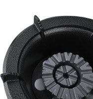Brûleur à gaz GPL robuste en fonte facile à utiliser, 2 tuyaux, brûleur simple, cuisinière puissante pour cuisine extérieure