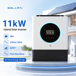 Inversor Híbrido Solar de 11KW 8KW 10KW, Onda Sinusoidal Pura, 48V <span class=keywords><strong>DC</strong></span> 120A MPPT, Sistema de Energía Fuera de la Red Todo en Uno, Paralelo para <span class=keywords><strong>6</strong></span> Unidades - Product Image 4