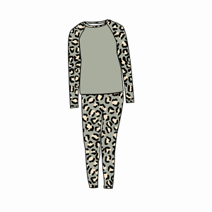 Abbigliamento per Ragazze - Elegante Completo Sportivo con <span class=keywords><strong>Pantaloni</strong></span> a Contrasto e Maniche Lunghe. Nuovo Completo da Yoga con Spalline. Abito Stampato. - Product Image 4