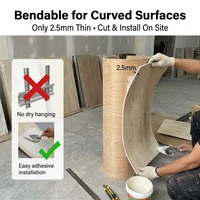 Panneau de pierre flexible OEM, couleur et texture personnalisées, plaque de pierre artificielle pour les projets architecturaux, les entrepreneurs en bâtiment et les travaux de construction
