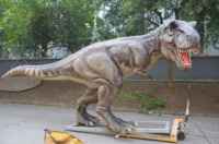 Statue de dinosaure animatronique télécommandée fabriquée en Chine pour parc d'attractions extérieur, costumes de dinosaures personnalisés
