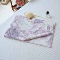 Tissu tricoté en molleton de flanelle 100 % polyester imprimé Burnout 250 g/m² pour l'automne et l'hiver, textile de maison antistatique et infroissable