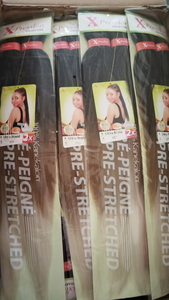 Rambut Kepang Sintetis BELEZA Grosir Kemasan OPP Baru, Pre-Stretched 26 Inci, Tekstur Yaki, Ekstensi Rambut - Product Image 5