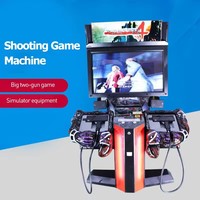 Simulateur de tir d'arcade pour deux joueurs, pistolet électronique, jeux vidéo d'arcade multi-tirs