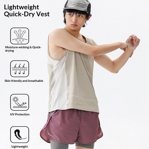 <span class=keywords><strong>Débardeur</strong></span> de sport léger et respirant pour homme et femme, idéal pour la course à pied en été - Product Image 3