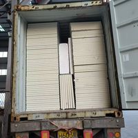 Panel Sandwich Busa PU Eksterior Harga Terbaik, Genteng Bergelombang Tahan Api Tahan Air Ramah Lingkungan Panel Logam Cina