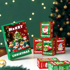 Bloques de Construcción Personalizados de Plástico ABS, Juguete Educativo de 40 Piezas, Modelo de Papá Noel para Armar, Regalos Navideños - Product Image 4