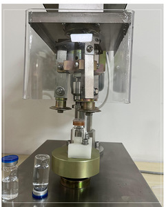 Máquina de sellado de tapas de escritorio eléctrica DZG para botellas de vidrio de 20ML en plantas de fabricación para aplicaciones químicas - Product Image 3