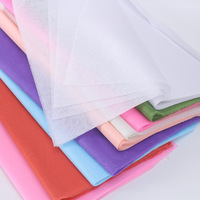 Papier de coton épais uni pour emballage floral, matériau d'arrangement floral avec doublure intérieure en coton pour emballer les fleurs.