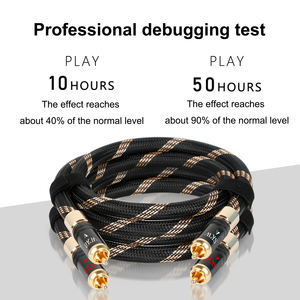 สายเชื่อมต่อ SKW Audiophiles Lock ชุบทอง 24K หัวต่อ 2RCA ตัวผู้ 2RCA ตัวผู้ คุณภาพ Ultra-HiFi สายถัก สำหรับ HDTV เครื่อ<span class=keywords><strong>ง</strong></span>เล่น DVD <span class=keywords><strong>คอม</strong></span>พิวเตอร์ - Product Image 6